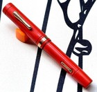 Antique Conklin Endura Red Hard Rubber Fountain Pen  Usa  cm3826 