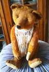     wonderful Antique 22  German Cinnamon Mohair  Humpback Teddy Steiff Bing