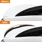 Rear Spoiler Wing Fit For 2011-2018 Vw Jetta 3pcs Abs Truck Spoiler Wing Rear 