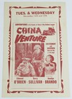 Vintage 1950s Movie Flyer Gone With The Wind China Venture Rio Theatre Original