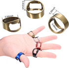 10 Pieces Ring Bottle Opener Stainless Steel Beer Bottle Opener Colorful Finger