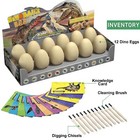 Dinosaur Excavation Dig Kit 12 Piece Set Party Gifts For Kids Ages 6-12