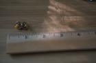 Lot Two 2 Small Turtles - Vintage Lapel Pin Gold Tone Metal