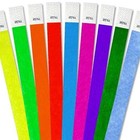 100  500  1000 Count - 3 4  Tyvek Wrist Tickets - Choose Your Color   Qty