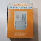 Seagull Rest Room Radio   Toilet Paper Dispenser White Works New In Original Box