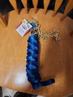 Weaver Poly Lead Rope W brass Plated Swivel Chain 8ft