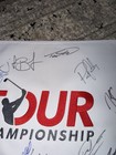 2026 Tour Championship Autograph Signed Golf Flag Pga Tour 20 Players