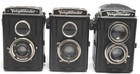 Vintage Lot Of 5 X Voigtlander Brillant With Mixed Lenses Nottested