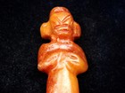 Old Nephrite Jade Stone Carved Sculpture Hongshan Figurine Long Penis  10242406