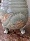 11  Yaozhou Ware Celadon  Ceramic Piece Olive-green Glaze And Carved Design