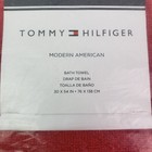 Tommy Hilfiger Modern American Red 30 X 54 In Soft Home Bath Towel