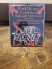 Red Razor 4 Pack Fixed Blade Broadheads Tim Wells Slockmaster 