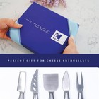 Outdo Nozh 5-piece Stainless Steel Cheese Knife Set Cheese Knives Set Makes A   