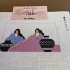 New Sundance Designs Needlepoint Handpainted Canvas Tish Cassandra