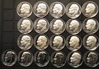 1968 2009 S Roosevelt Dime Gem Proof Run 42 Clad Coin Run Set Us Mint Lot