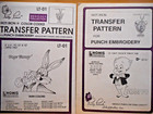4 Pretty Punch Hot Iron Transfer Patterns Looney Tunes Bugs Porky Wile  New  4