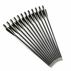 12pcs 20 Inch Crossbow Bolts Carbon Arrows Archery Hunting With Removable Tips