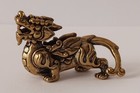 Vintage Small Brass Foo Dog Figurine