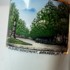 Brandon Vt Monument Vermont Antique Souvenir China Trinket Creamer