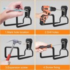 Heavy Duty  Garden Hose Holder Wall Mount Water Hose Reel Storage For Outdoor