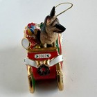 German Shepherd Christmas Ornament 2007 Dog Sleigh Merry Christmas Holiday Decor