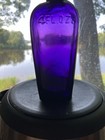 Vintage Extract Or Cologne Bottle - Deep Purple Color - Great Window Bottle
