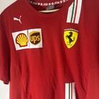 Ferrari Formula 1 Scuderia 2019 2020 T-shirt Puma Size Xl Red Shell Ups Ray-ban
