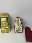 Vintage Wittner Metronome Taktell Piccolo Mahogany Brown Original Box With Box