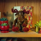 Dan Dee Chocolate Moose Holiday Edition Plush Stuffed Animal Toy 18  Ruby Red