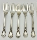 Lot Of 6 Vintage Gorham Chantilly Sterling Silver Salad Fork  6 5     925  1 New