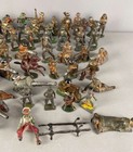Huge Lot Of Vintage 1930 s Cast Lead English Soldier And Other Figurines