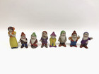 Antique 1938 G Borgfeldt Disney Snow White   The Seven Dwarfs Bisque Figurines