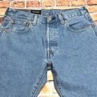 Levis Stretch 501  93 Original Fit Signature Button Fly Straight Jeans 30 30