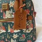 2022 Dooney   Bourke X Disney Mickey And Minnie Christmas Satchel Bag    Nwt