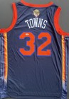 Karl Anthony Towns Kat Signed Autographed New York Knicks Finals Jersey Psa dna