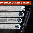 16  Double Tender Spring Kit W  3-in-1 Hose Holder   Clamp Semi Truck Air Lines
