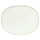 Corningware F-2-pc Oval French White Lid For 2 5qt 1 5qt Baking Dish  2-pack 