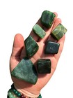 Nephrite Jade Tumbled Stone  Polished Natural Nephrite Jade Crystal From Russia