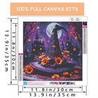 Witch Hat Diamond Art Painting Kits For Adults Beginners - Halloween Yz-91-01