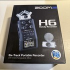 Brand New Zoom H6 Handy Six-track Portable Recorder W  Interchangeable Mics