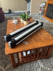 Audi Thule Snowpack Ski snowboard Racks   6 Pr 4 Boards   Silver  pair W keys 