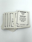 Monopoly Millionaire Board Game Replacement Pieces Parts - Fortune Cards  22 