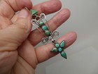 Vintage Southwestern Turquoise  Gemstone Sterling Silver 925 Dangle Earrings