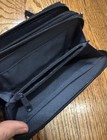 Vera Bradley Black Quilted Zip-around Wristlet Wallet W  Wrist Strap  Card Slots