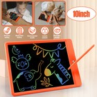 10 Inch Lcd Writing Tablet Colorful Electronic Doodle Board Drawing Pad For Kids