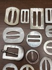 Vintage Lot Of 29 Mop smokey Mop Buckles   Slides - 9 16  To 1-3 4   q3 