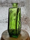 Vintage 1971 Green Wheaton Glass Poison Coffin Bottle Rip