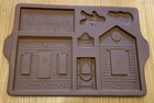 Longaberger Pottery Gingerbread House Cookie Mold 1997 Holiday Home   34720