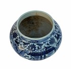 Chinese Blue   White Porcelain Jar