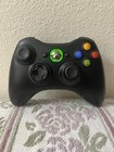 Microsoft Xbox 360 Wireless Oem Controller Black Gamepad Cleaned   Tested